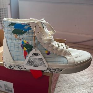 Vans high top (save our planet)